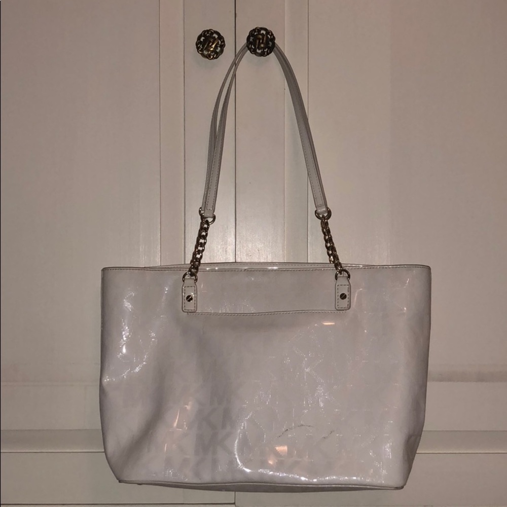 White Michael Kors bag